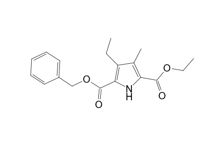 1H-Pyrrole-2,5-dicarboxylic acid, 3-ethyl-4-methyl-, 5-ethyl 2-(phenylmethyl) ester
