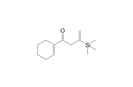 1-[1-Oxo-3-(trimethylsilyl)but-3-en-1-yl]cyclohexene