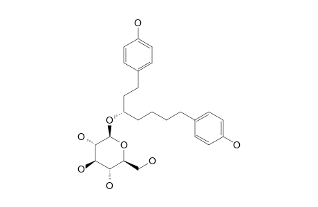 (3R)-1,7-BIS-(4-HYDROXYPHENYL)-3-HEPTANOL-3-O-BETA-D-GLUCOPYRANOSIDE