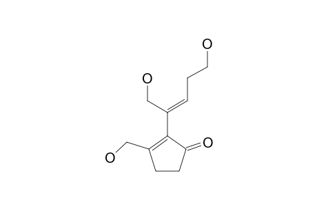(E)-2-(1,5-DIHYDROXYPENT-2-EN-2-YL)-3-(HYDROXYMETHYL)-CYCLOPENT-2-ENONE