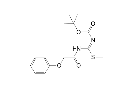 N-tert-Butoxycarbonyl-N'-(2-phenoxyacetyl)-S-methylisothiourea