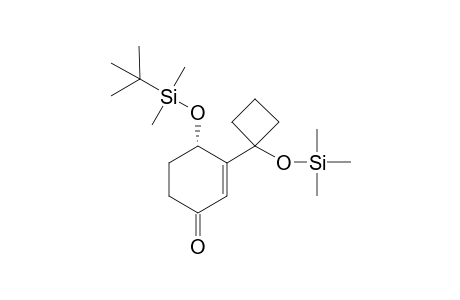4-(tert-butyldimethylsilyloxy)-3-(1-(trimethylsilyloxy)cyclobutyl)cyclohex-2-enone