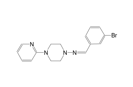 1-piperazinamine, N-[(Z)-(3-bromophenyl)methylidene]-4-(2-pyridinyl)-