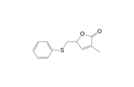 2(5H)-Furanone, 3-methyl-5-[(phenylthio)methyl]-