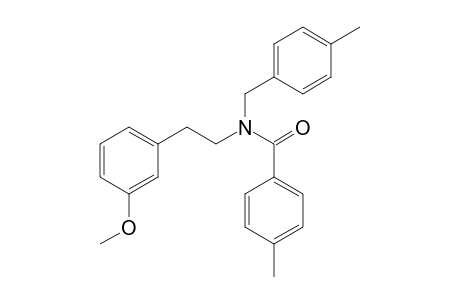 3-Methoxyphenethylamine N-(4-methylbenzyl)-N-4-toluoyl
