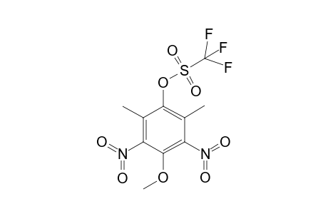 3,5-Dimethyl-2,6-dinitro-4-(trifluoromethanesulfanato)anisole