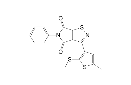 3-[2'-(Methylthio)-5'-methyl-3'-thienyl]-N-phenyl-2-isothiazoline-4,5-dicarboximide
