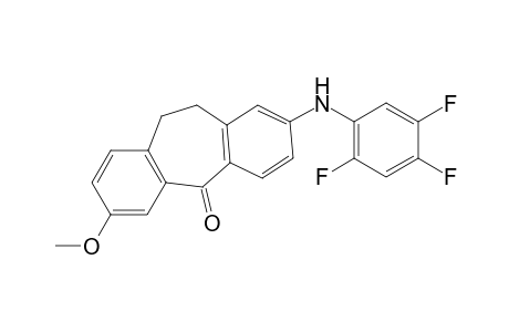 2-(2,4,5-Trifluoranilino)-7-methoxydibenzosuberone