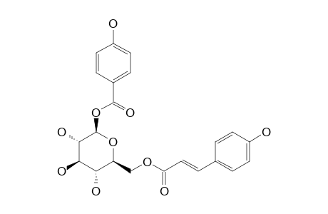 6''-O-TRANS-PARA-COUMAROYL-(4-HYDROXYBENZOYL)-BETA-D-GLUCOPYRANOSIDE