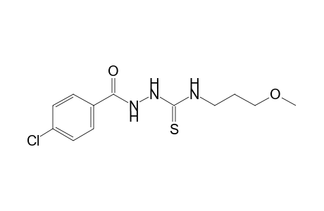 1-(p-chlorobenzoyl)-4-(3-methoxypropyl)-3-thiosemicarbazide