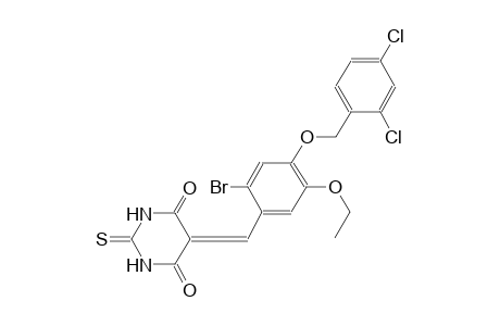 5-{2-bromo-4-[(2,4-dichlorobenzyl)oxy]-5-ethoxybenzylidene}-2-thioxodihydro-4,6(1H,5H)-pyrimidinedione