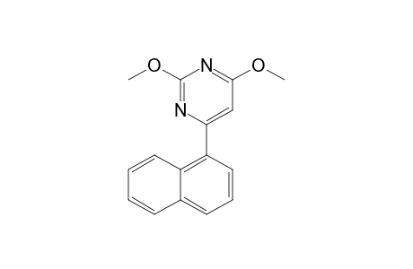 2,4-Dimethoxy-6-(naphthalen-1-yl)pyrimidine