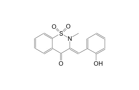 4H-1,2-benzothiazin-4-one, 2,3-dihydro-3-[(2-hydroxyphenyl)methylene]-2-methyl-, 1,1-dioxide, (3Z)-