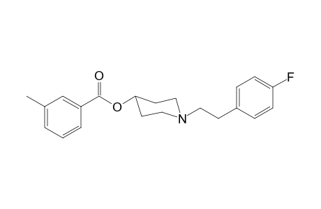 1-[2-(4-Fluorophenyl)ethyl]piperidin-4-yl-3-methyl benzoate