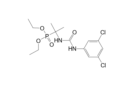 Diethyl 1-([(3,5-dichloroanilino)carbonyl]amino)-1-methylethylphosphonate