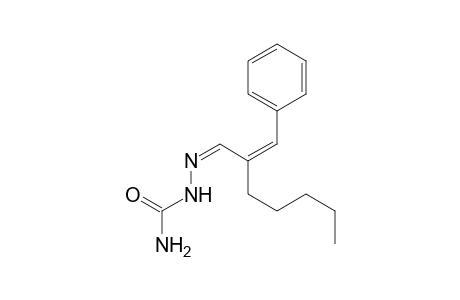 Cinnamaldehyde, alpha-pentyl-, semicarbazone