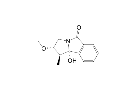9b.alpha.-Hydroxy-2.alpha.-methoxy-1.beta.-methyl-1,2,3,9b-tetrahydro-5H-pyrrolo[2,1-a]isoindol-5-one