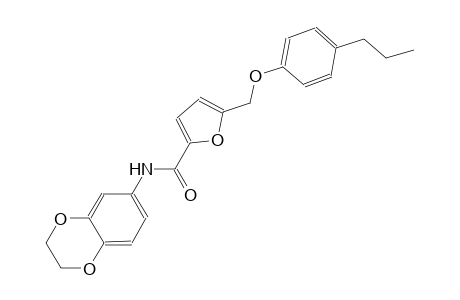 N-(2,3-dihydro-1,4-benzodioxin-6-yl)-5-[(4-propylphenoxy)methyl]-2-furamide