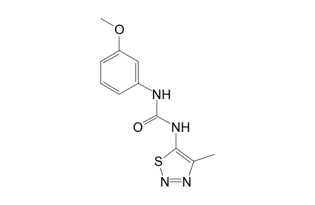 N-(3-Methoxyphenyl)-N'-(4-methyl[1,2,3]thiadiazol-5-yl)urea