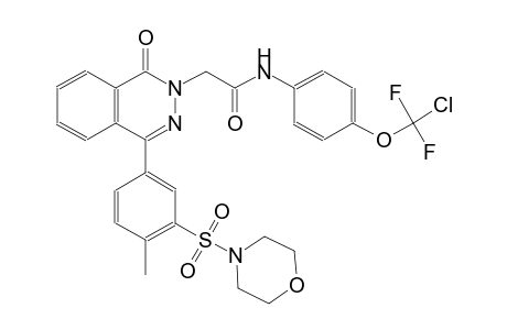 2-phthalazineacetamide, N-[4-(chlorodifluoromethoxy)phenyl]-1,2-dihydro-4-[4-methyl-3-(4-morpholinylsulfonyl)phenyl]-1-oxo-