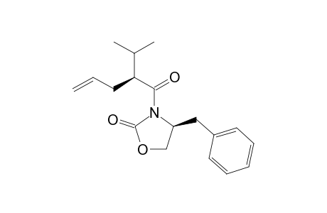 (4S)-3-[(2S)-1-oxo-2-propan-2-ylpent-4-enyl]-4-(phenylmethyl)-2-oxazolidinone