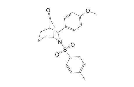 exo-7-(4-Methoxyphenyl)-6-(4-(tolylsulfonyl)-6-azabicyclo[3.2.2]nonan-8-one