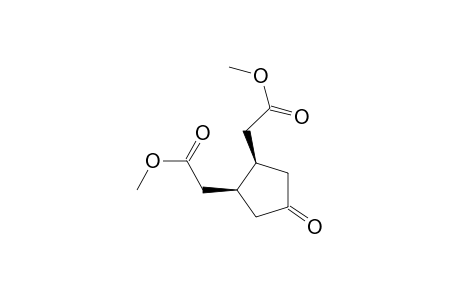 1,2-Cyclopentanediacetic acid, 4-oxo-, dimethyl ester, cis-