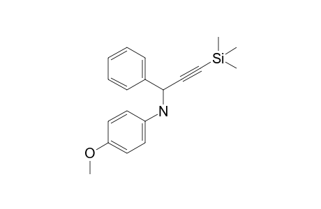 (4-methoxyphenyl)-(1-phenyl-3-trimethylsilyl-prop-2-ynyl)amine