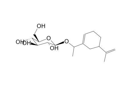 [1-(5-Isopropenyl-cyclohex-1-enyl)-ethyl]-b-d-glucopyranoside