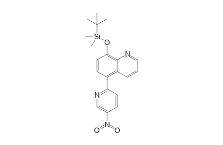 8-(tert-Butyldimethylsilyloxy)-5-(5-nitropyridin-2-yl)quinoline