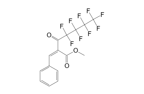Z-METHYL-2-BENZYLIDENE-3-OXO-4,4,5,5,6,6,7,7,7-NONAFLUOROHEPTANOATE;MINOR_ISOMER