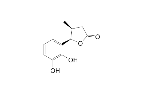 (4S,5R)-5-(2,3-dihydroxyphenyl)-4-methyl-2-oxolanone