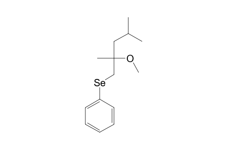 1-BENZENESELENYL-2-METHOXY-2,4-DIMETHYL-PENTANE