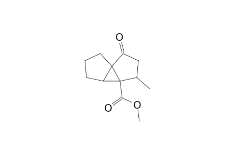 Methyl 4-methyl-2-oxotricyclo[4.3.0.0(1,5)]nonane-5-carboxylate