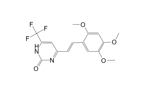 4-(Trifluoromethyl)-6-[(E)-2-(2,4,5-trimethoxyphenyl)ethenyl]-2(3H)-pyrimidinone