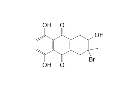 (2RS,3RS)-3-Bromo-2,5,8-trihydroxy-3-methyl-1,2,3,4-tetrahydro-9,10-anthraquinone