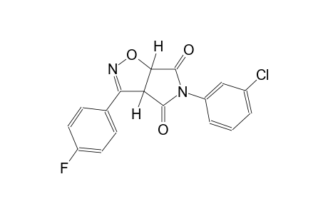 (3aR,6aS)-5-(3-chlorophenyl)-3-(4-fluorophenyl)-3aH-pyrrolo[3,4-d]isoxazole-4,6(5H,6aH)-dione