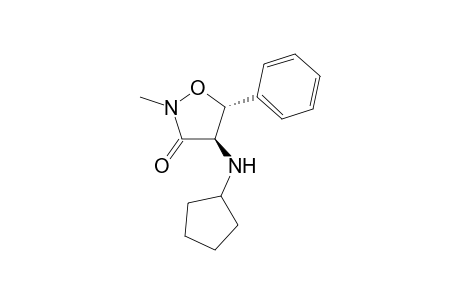 (4R,5R)-4-Cyclopentylamino-2-methyl-5-phenyl-isoxazolidin-3-one