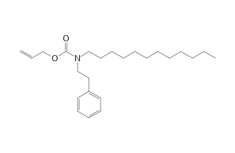 Carbonic acid, monoamide, N-(2-phenylethyl)-N-dodecyl-, allyl ester