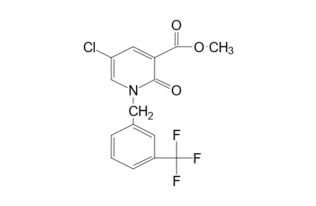 5-CHLORO-1,2-DIHYDRO-2-OXO-1-[m-(TRIFLUOROMETHYL)BENZYL]NICOTINIC ACID, METHYL ESTER