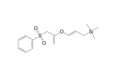 Silane, trimethyl[3-[[1-[(phenylsulfonyl)methyl]ethenyl]oxy]-2-propenyl]-, (E)-