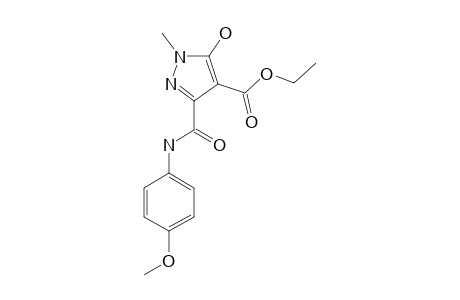 ETHYL-5-HYDROXY-3-[N-(4-METHOXYPHENYL)-CARBAMOYL]-1-METHYL-1H-PYRAZOLE-4-CARBOXYLATE