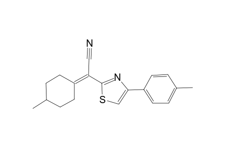 (4-methylcyclohexylidene)[4-(4-methylphenyl)-1,3-thiazol-2-yl]acetonitrile