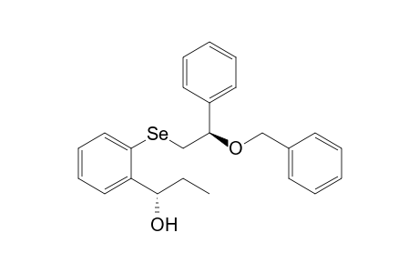 (S)-1-[2-{[(R)-(2-Benzyloxy-2-phenyl)ethyl]seleno}phenyl]propanol