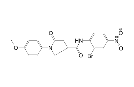 3-pyrrolidinecarboxamide, N-(2-bromo-4-nitrophenyl)-1-(4-methoxyphenyl)-5-oxo-