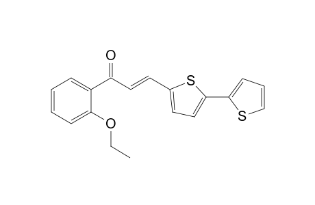 (E)-3-(2,2'-bithiophen-5-yl)-1-(2-ethoxyphenyl)-2-propen-1-one