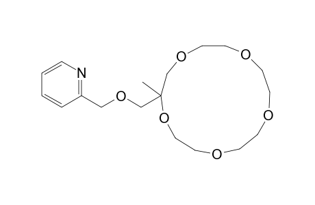 2-Methyl-2-[[(2-pyridinylmethyl)oxy]methyl]-15-crown-5