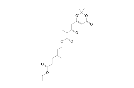 ETHYL-(E)-6-[4-(2,2-DIMETHYL-4-OXO-4H-1,3-DIOXIN-6-YL)-2-METHYL-3-OXO-BUTANOSYLOXY]-4-METHYLHEX-4-ENOATE