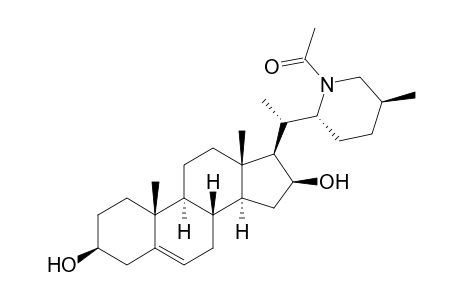 16,28-Secosolanid-5-ene-3,16-diol, 28-acetyl-, (3.beta.,16.beta.,22.alpha.,25.beta.)-