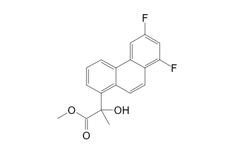 2-(6,8-difluoro-1-phenanthrenyl)-2-hydroxypropanoic acid methyl ester